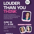 Improv Workshop for Women: Louder Than You Think